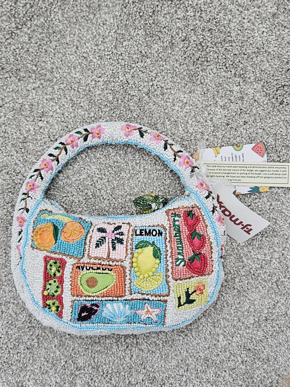 TJ Maxx Coastal Beaded Mini Bag